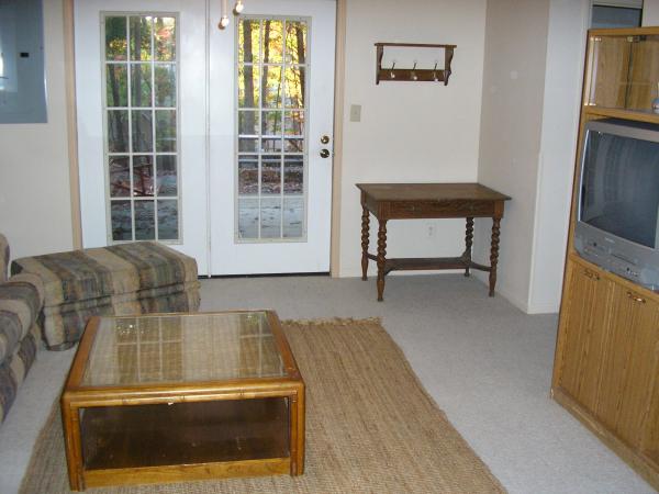 Den with Entry to Large Picnic Area