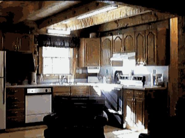 Snuggle Down Cabin Kitchen